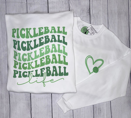 PICKELBALL LIFE CREWNECK